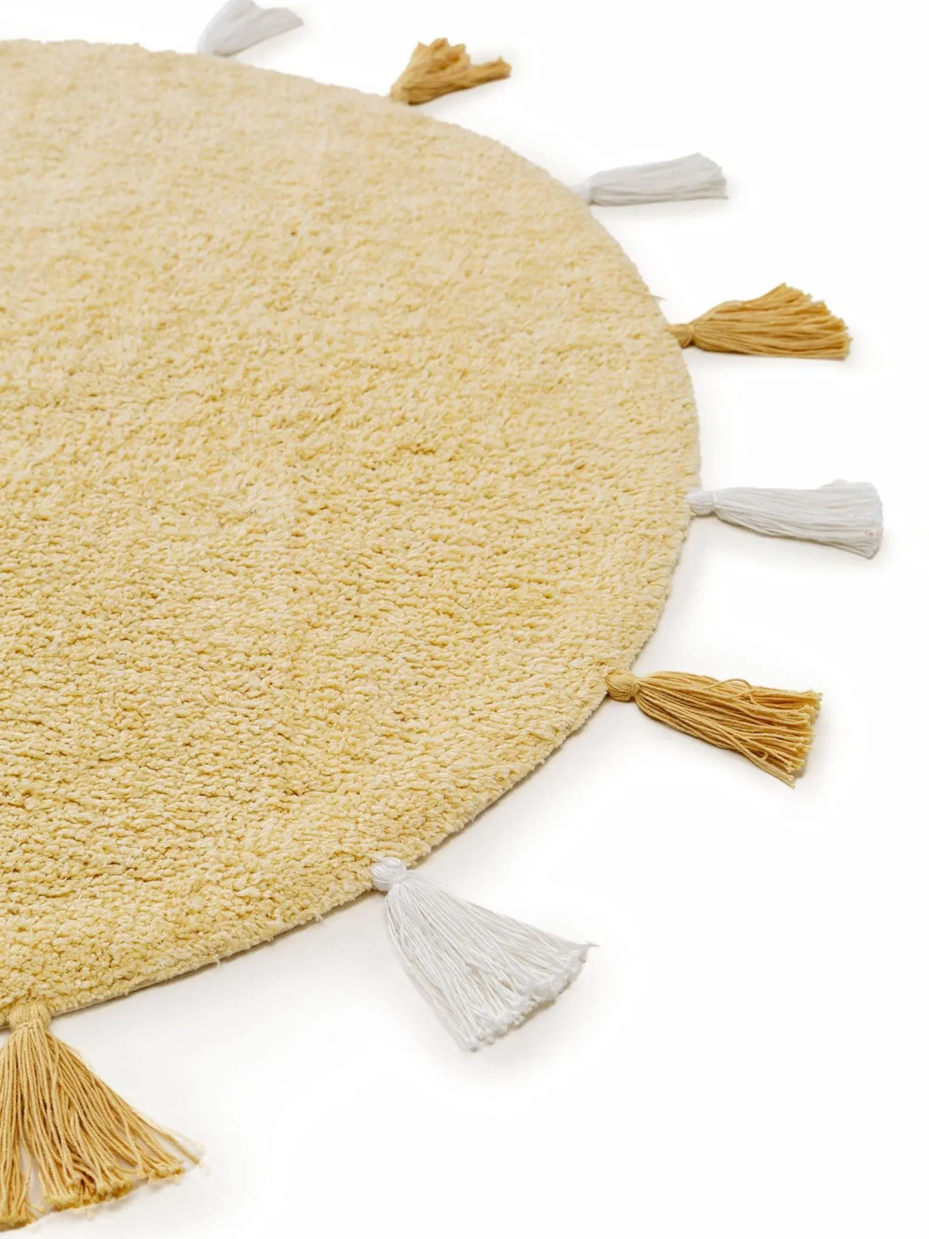 Design Waschbarer Kinderteppich Malu Gelb II