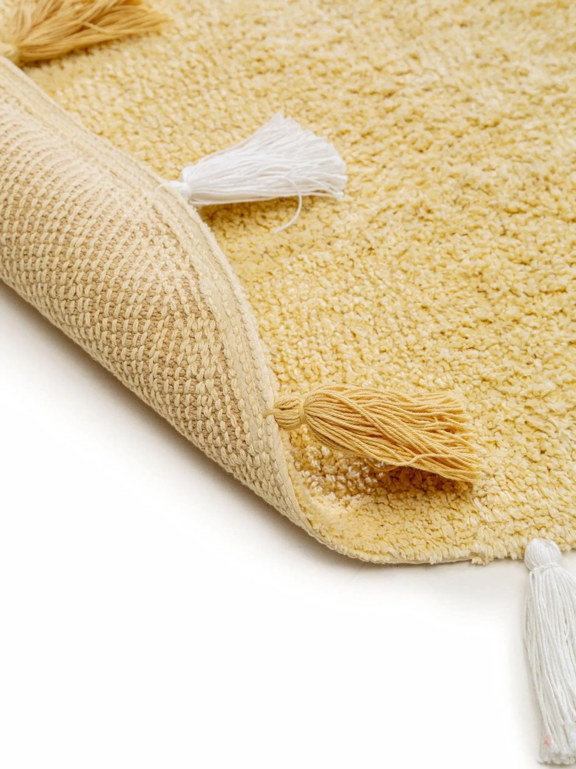 Design Waschbarer Kinderteppich Malu Gelb II