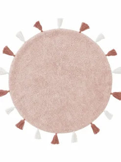 Design Waschbarer Kinderteppich Malu Rosa IV