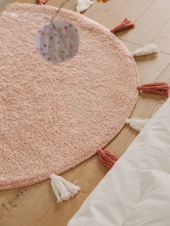 Design Waschbarer Kinderteppich Malu Rosa IV
