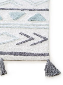 Design Waschbarer Kinderteppich Levi Blau