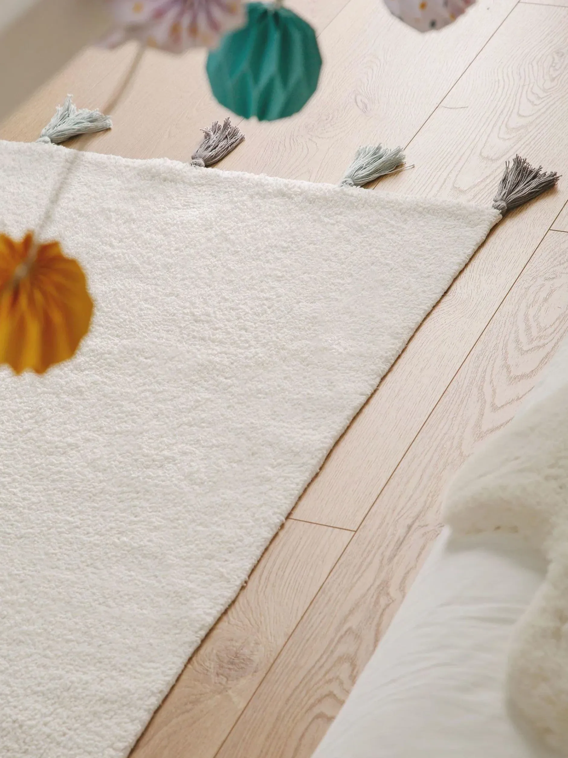 Design Waschbarer Kinderteppich Malu Blau I