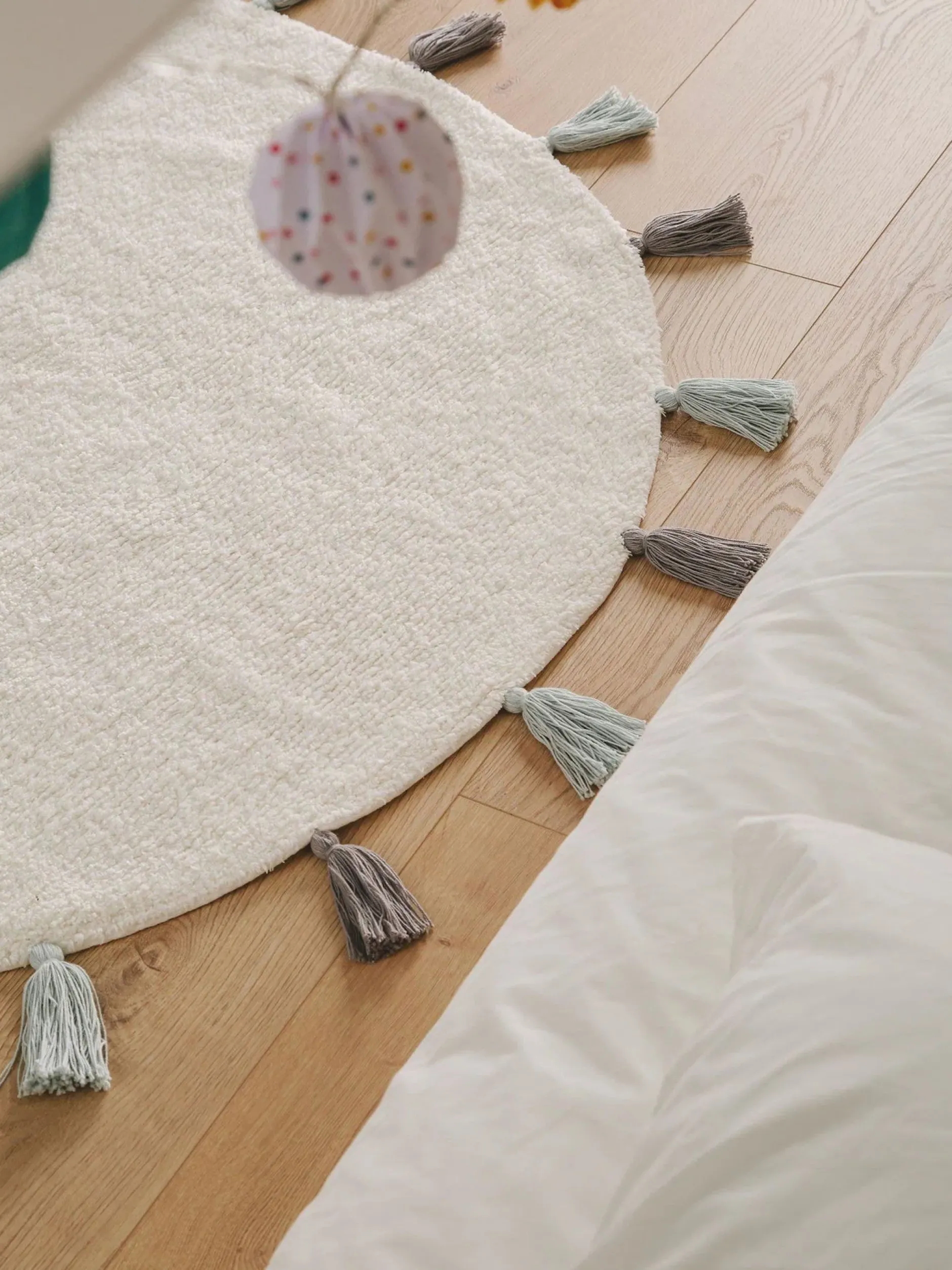 Design Waschbarer Kinderteppich Malu Blau II
