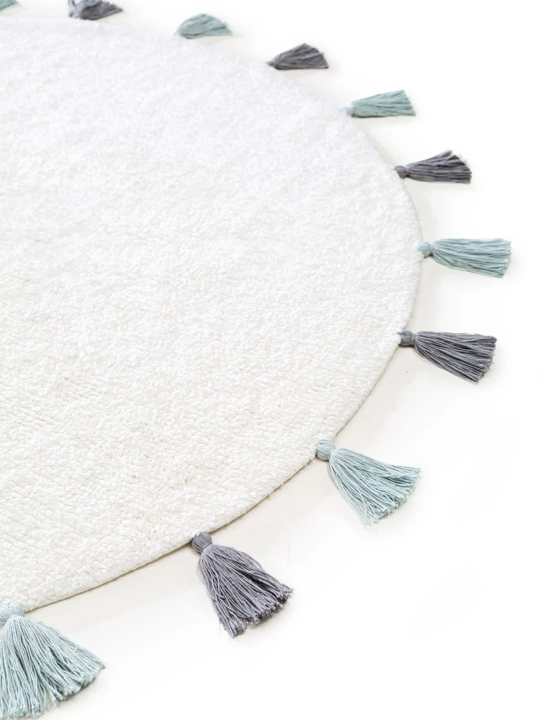 Design Waschbarer Kinderteppich Malu Blau II