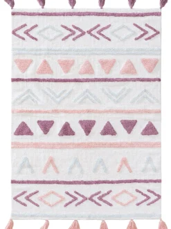Design Waschbarer Kinderteppich Levi Rosa