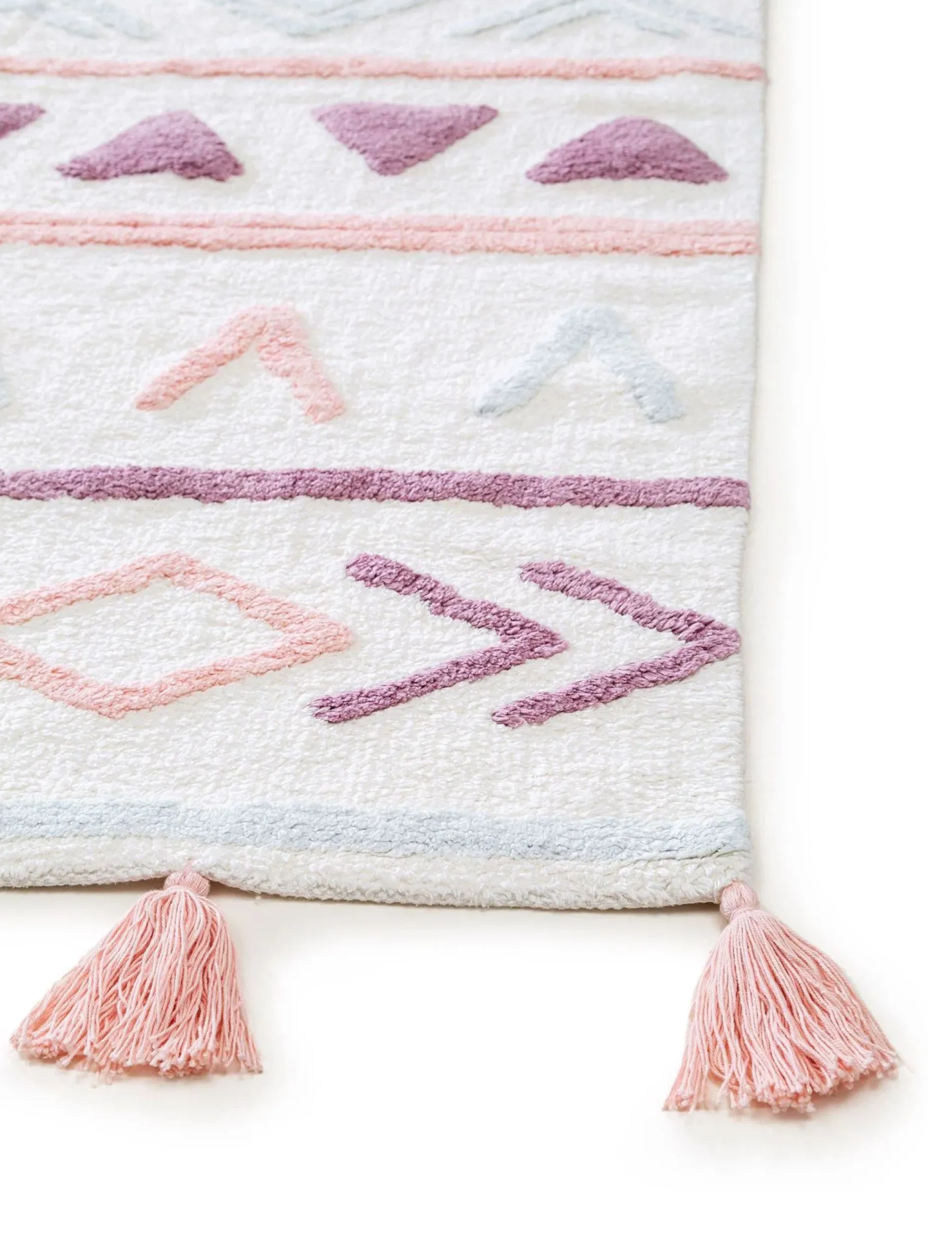 Design Waschbarer Kinderteppich Levi Rosa