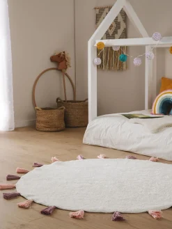 Design Waschbarer Kinderteppich Malu Rosa II