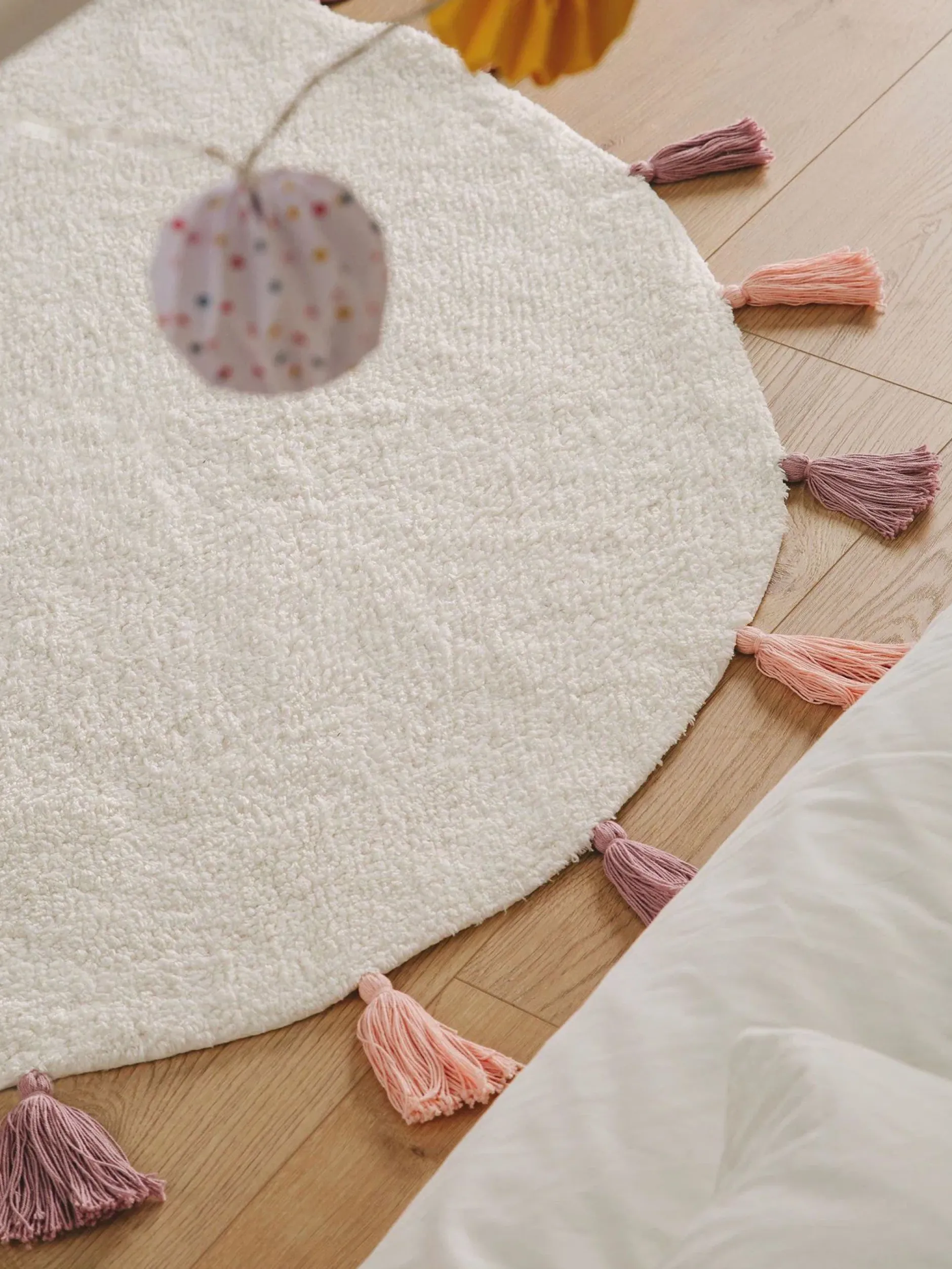 Design Waschbarer Kinderteppich Malu Rosa II