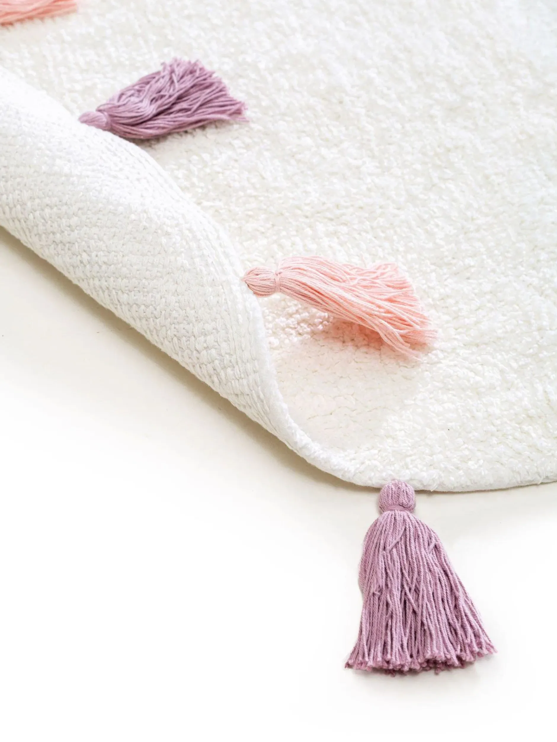 Design Waschbarer Kinderteppich Malu Rosa II