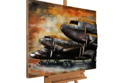 3D Wandbild 'Flight towards Sunset' 100x75x7cm