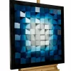 3D Wandbild 'Glanz mit Tiefe' 75x75x7cm