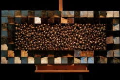 3D Wandbild 'Pixelated Illusions' 123x55x7cm