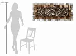 3D Wandbild 'Pixelated Illusions' 123x55x7cm