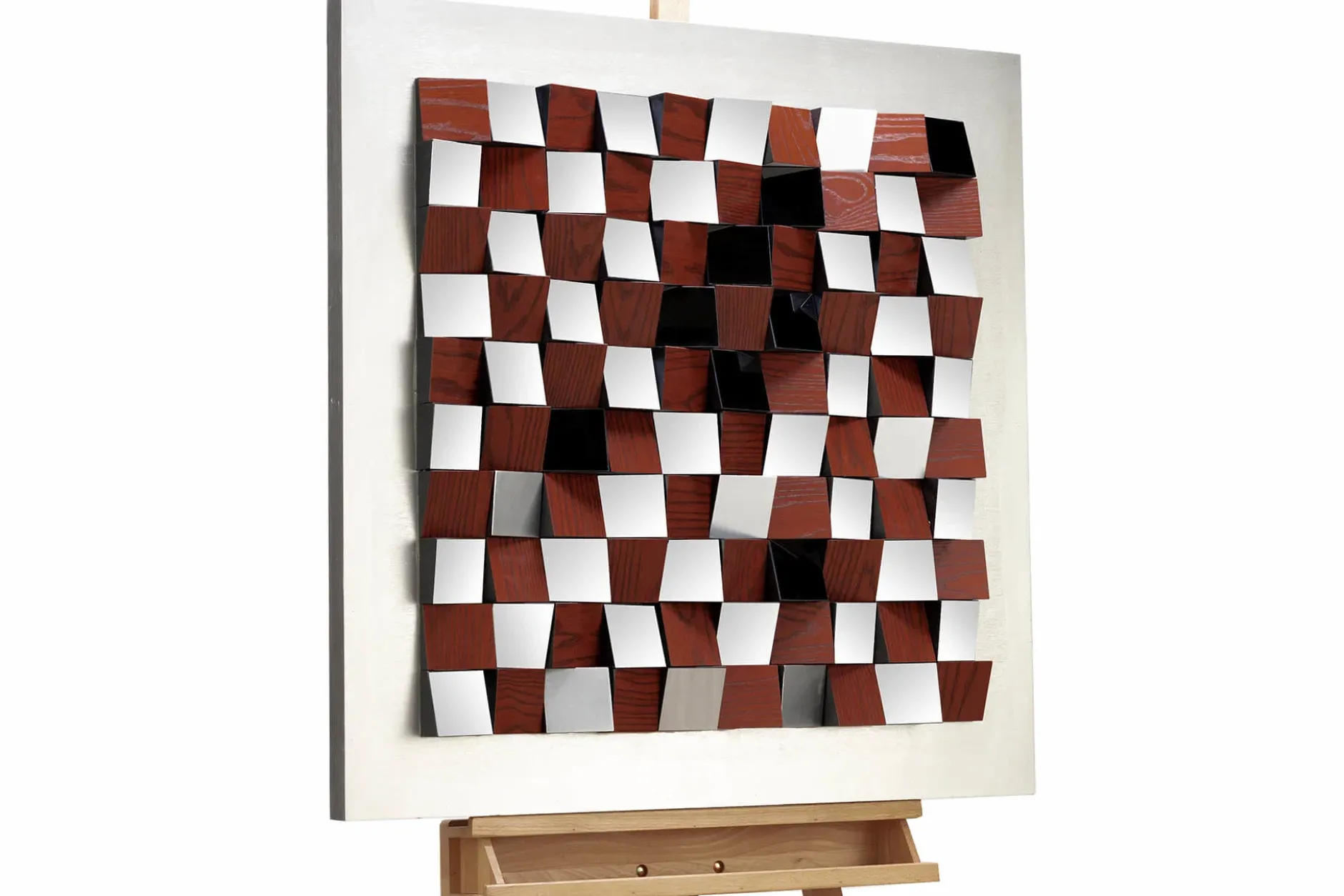3D Wandbild 'Precious Strategy' 85x85x8cm