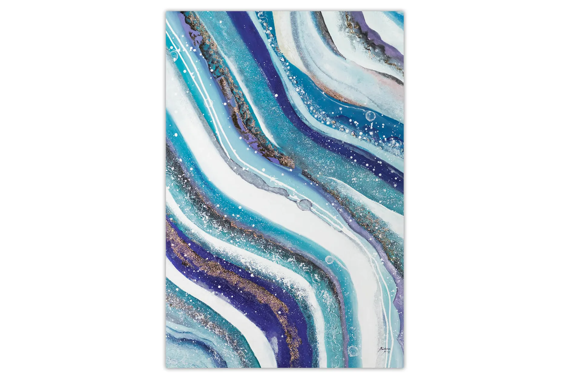 Gemälde 'Enchanted Waves' | Handgemaltes Unikat