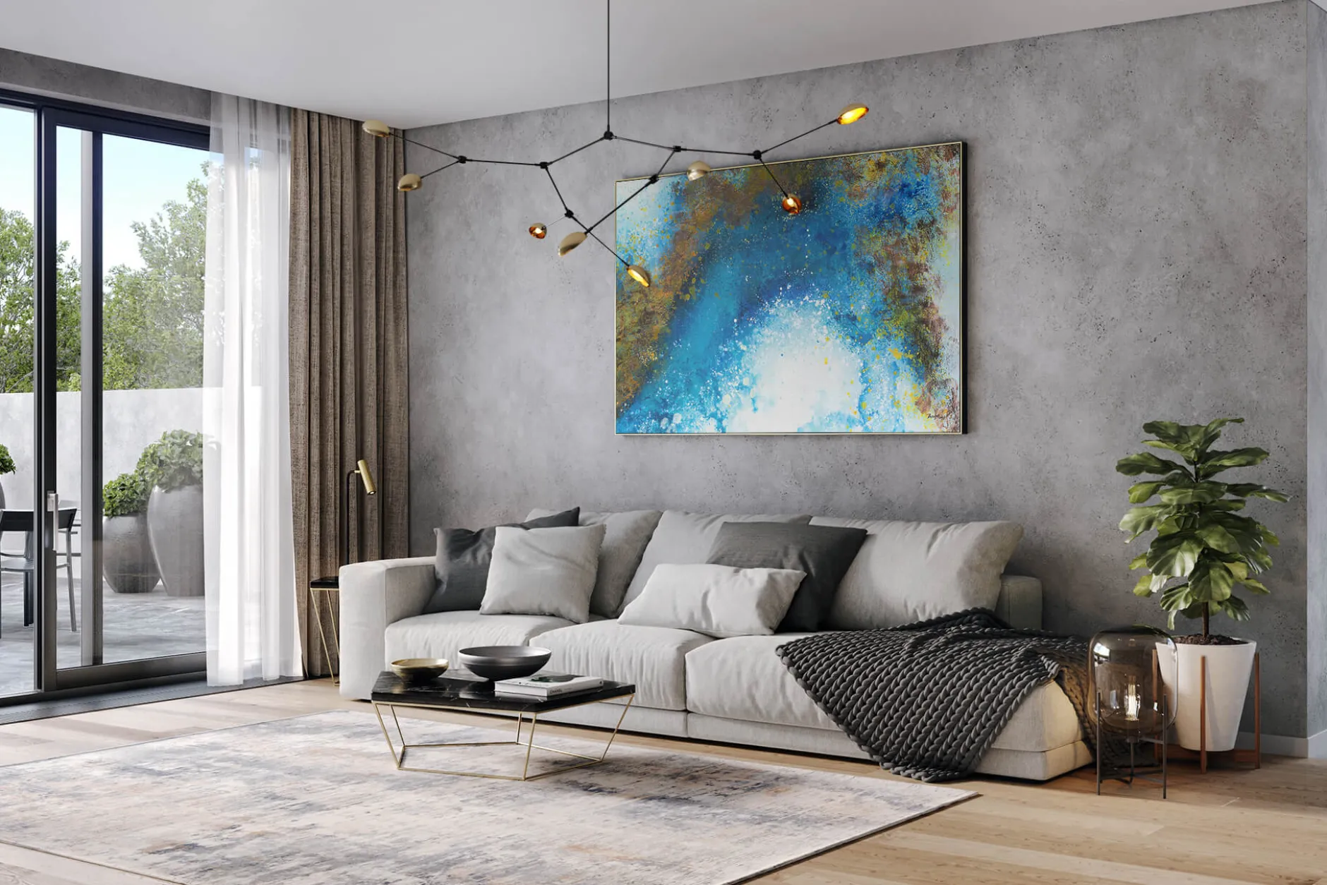 Gemälde 'Flight of Fancy' | Handgemaltes Unikat