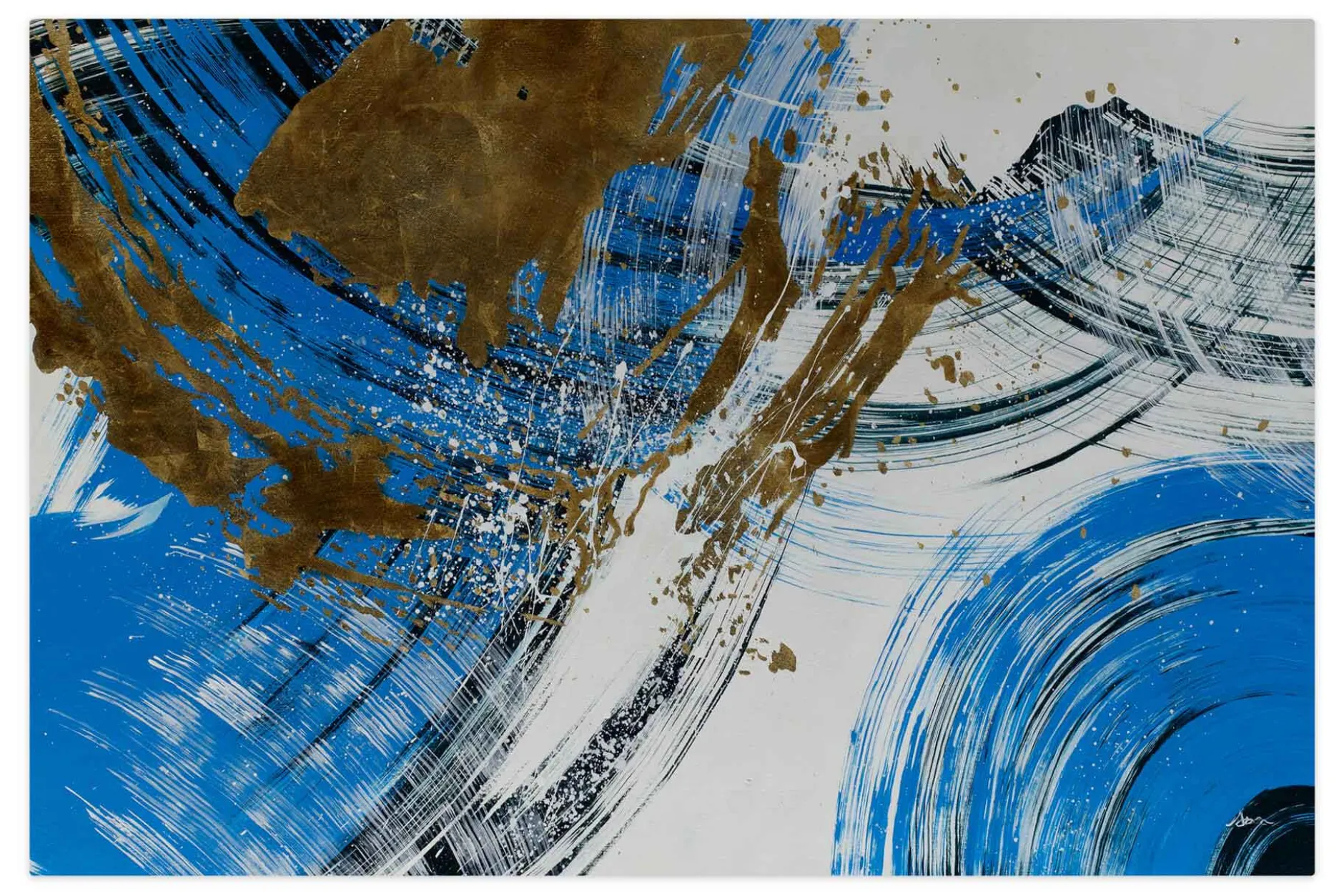 Gemälde 'Fluid Composition' | Handgemaltes Unikat