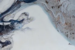 Gemälde 'Im Bann des Saphir' | Handgemaltes Unikat