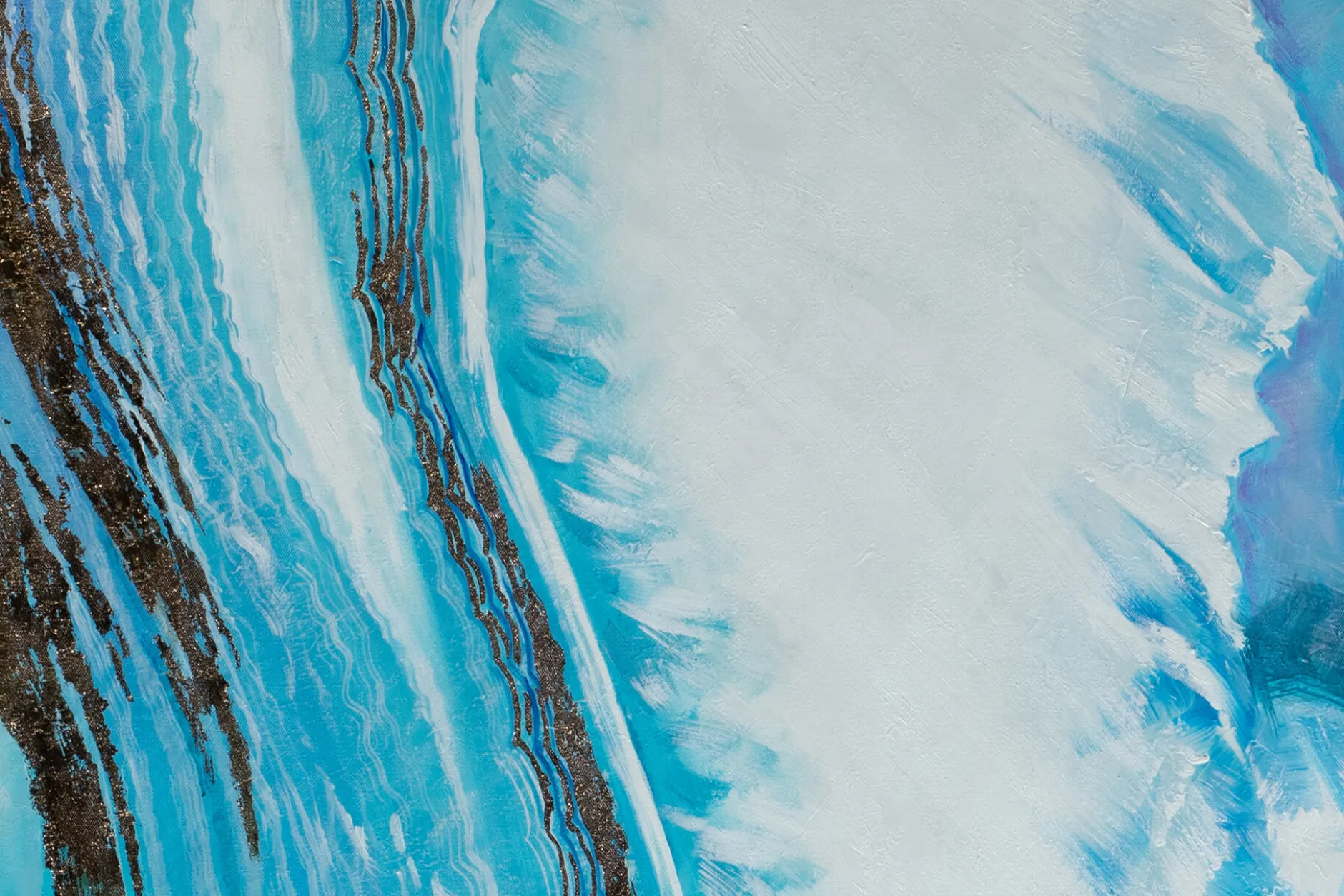 Gemälde 'Marble Ocean' | Handgemaltes Unikat