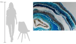 Gemälde 'Ocean Geode' | Handgemaltes Unikat