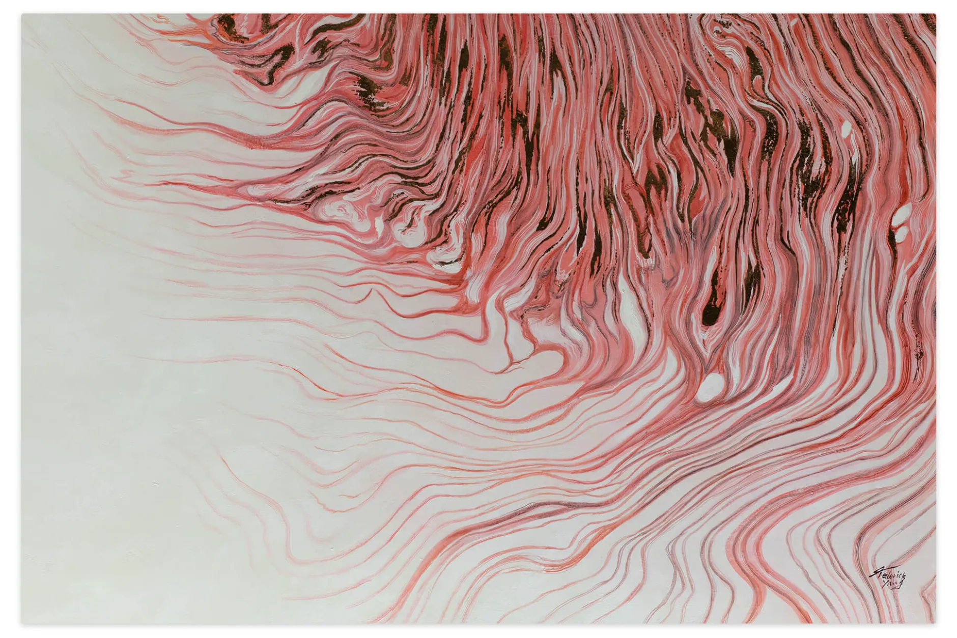 Gemälde 'Pastel Formation' | Handgemaltes Unikat