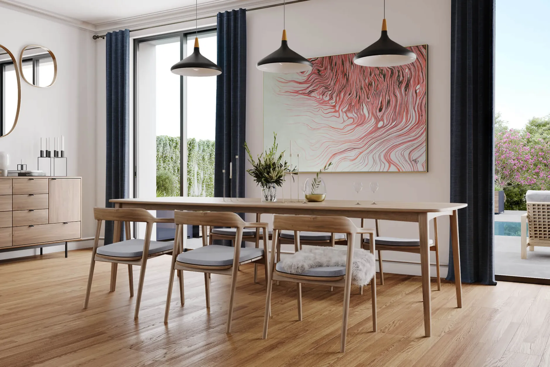 Gemälde 'Pastel Formation' | Handgemaltes Unikat