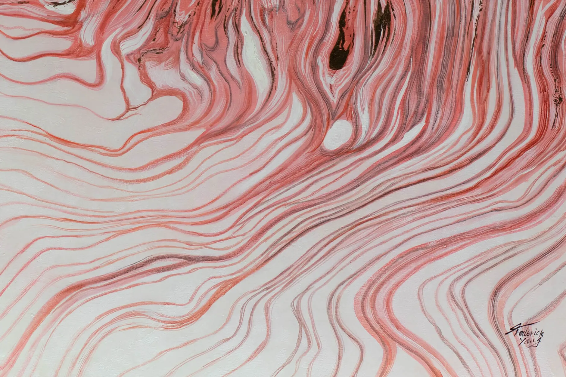 Gemälde 'Pastel Formation' | Handgemaltes Unikat