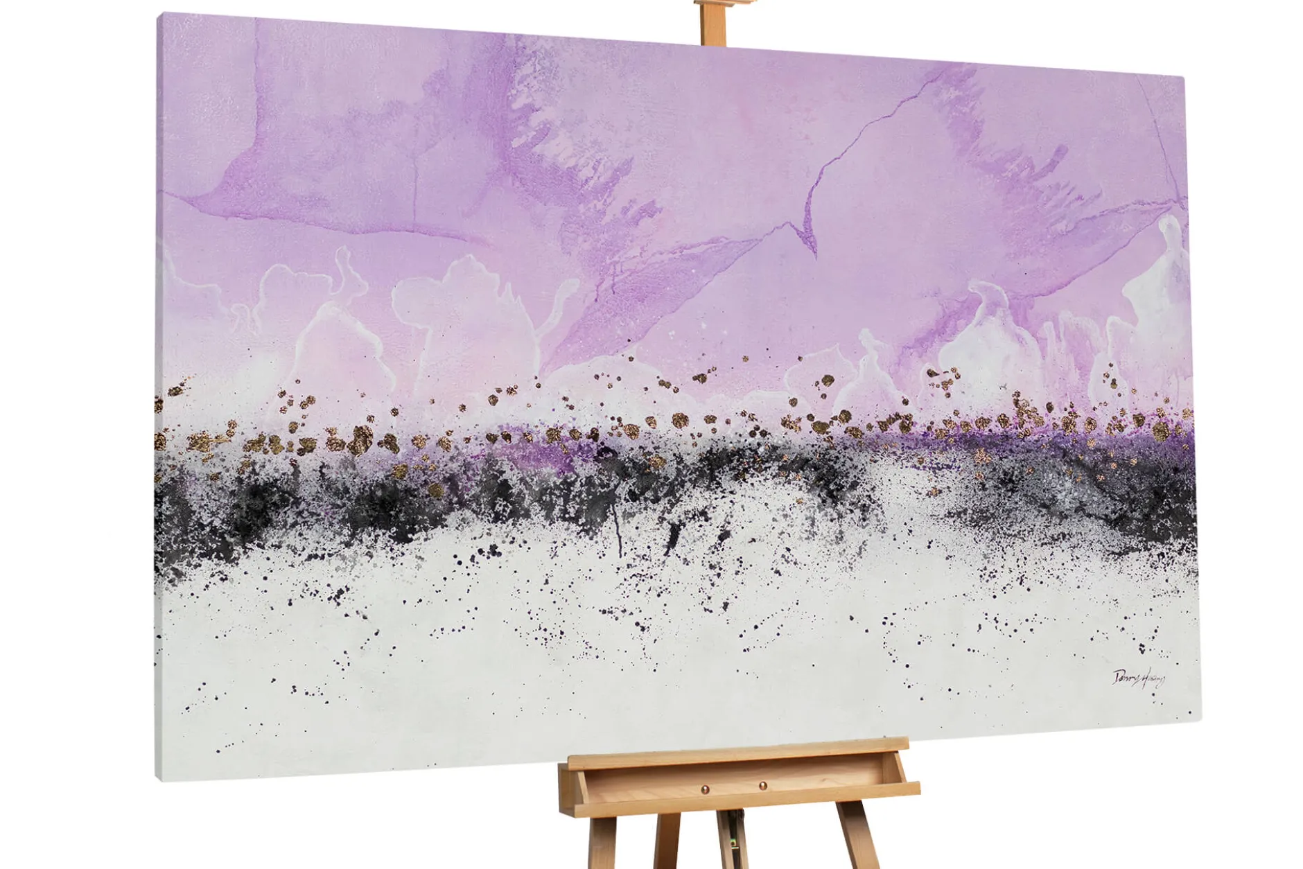 Gemälde 'Purple Clouds' | Handgemaltes Unikat