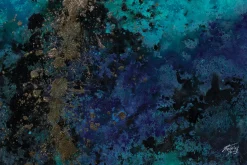 Gemälde 'Spuren im Ozean' | Handgemaltes Unikat