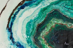 Gemälde 'Turquoise Lagoon' | Handgemaltes Unikat