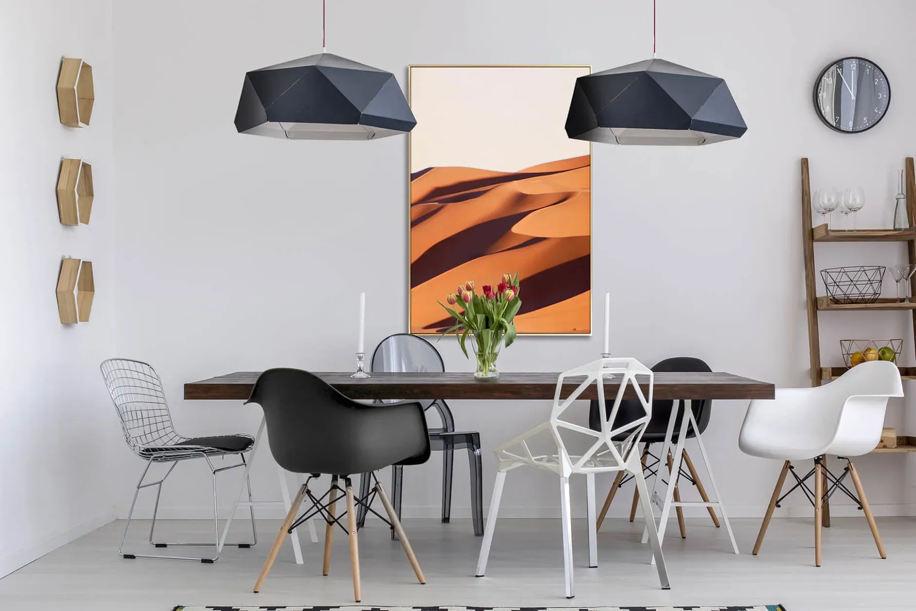 Gerahmte Fotografie 'Desert Perfection' 120x80cm