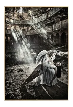Gerahmte Fotografie 'Guardian Angel' 60x90cm