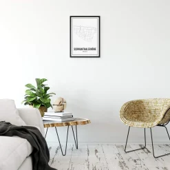 Gerahmtes Karten-Poster 'Meine Schwanthalerhöhe' 21x30cm