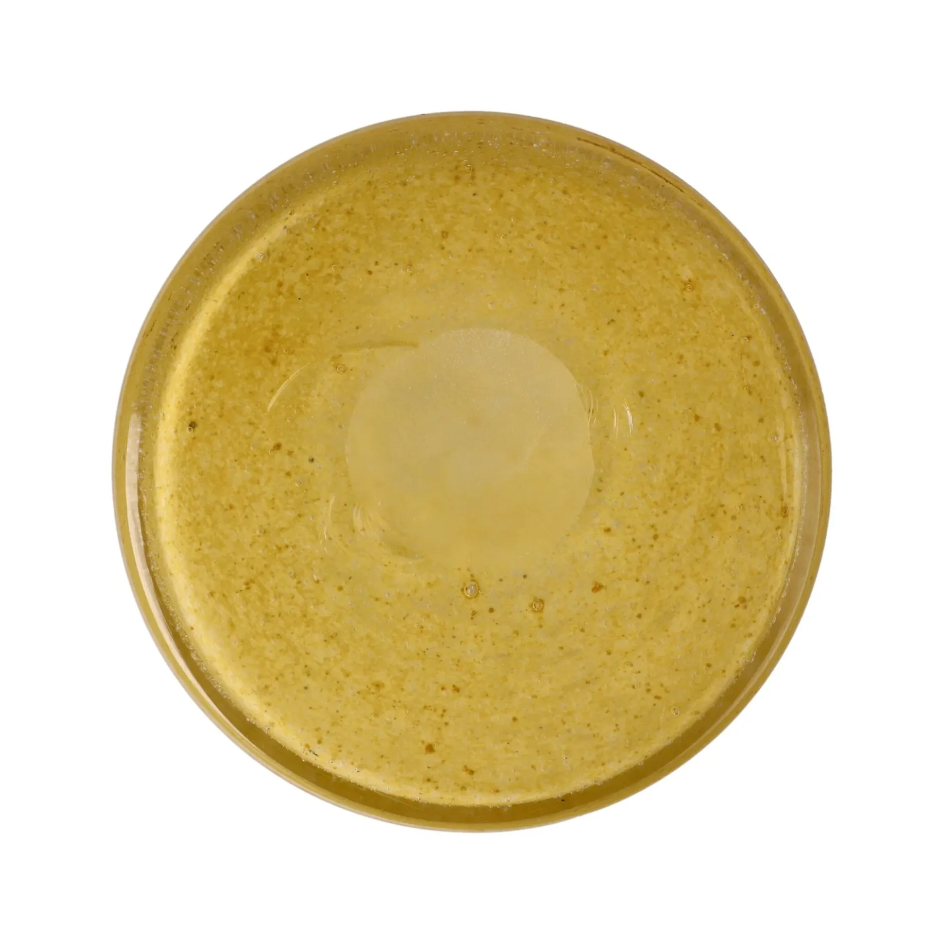 Glas Vase 'Golden Ember' von Goebel 12x11,5x12cm