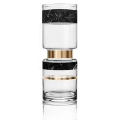 Glas Vase 'Luxe Marble' von Goebel 15x40x15cm
