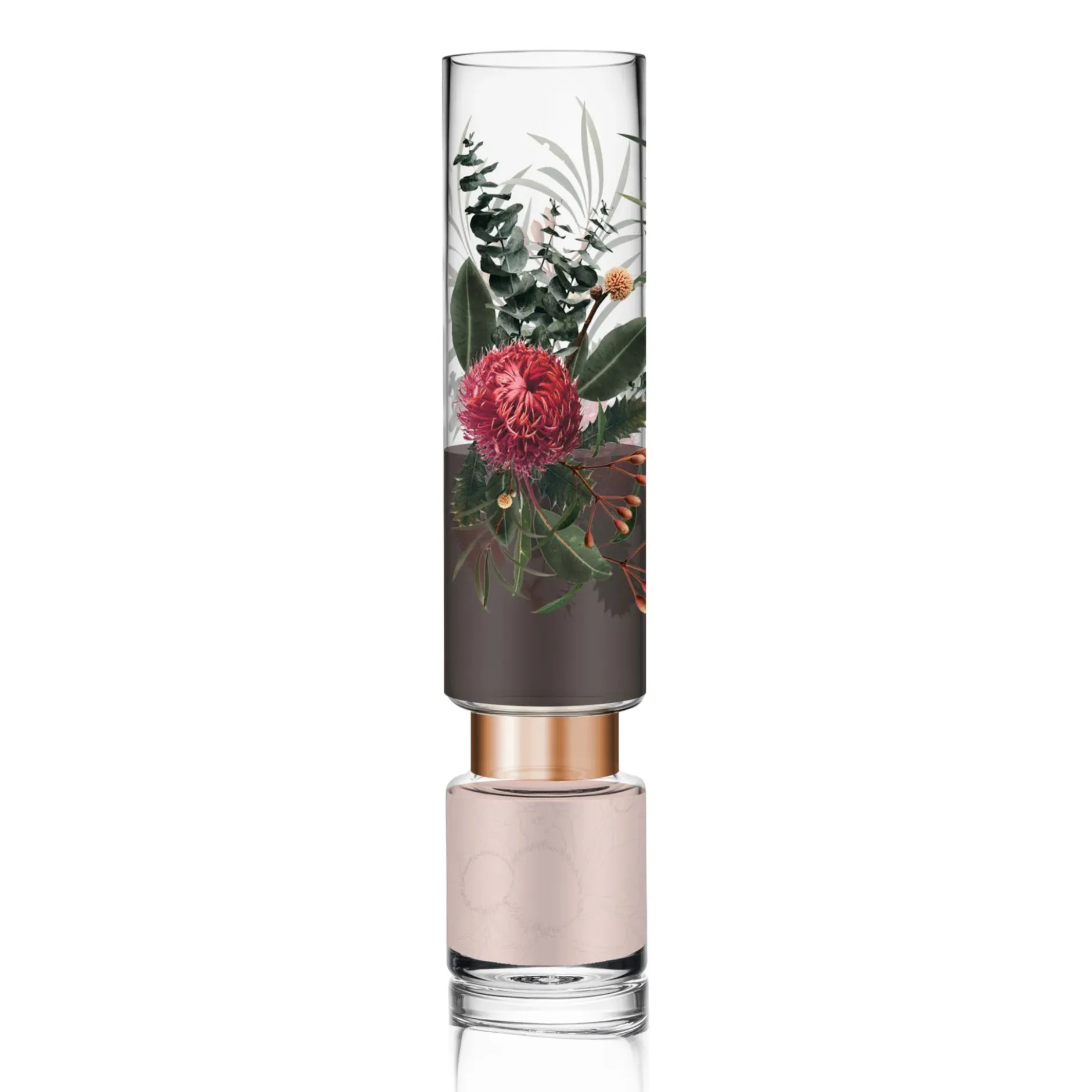 Glas Vase 'Nature’s Glow' von Goebel 10x45x10cm