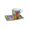 Goebel Becher mit Untertasse 'Summer in the City'