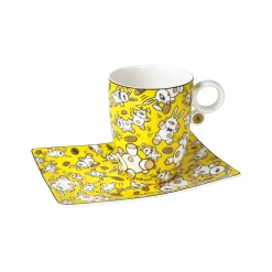 Goebel Becher mit Untertasse 'Magic Bunnies'