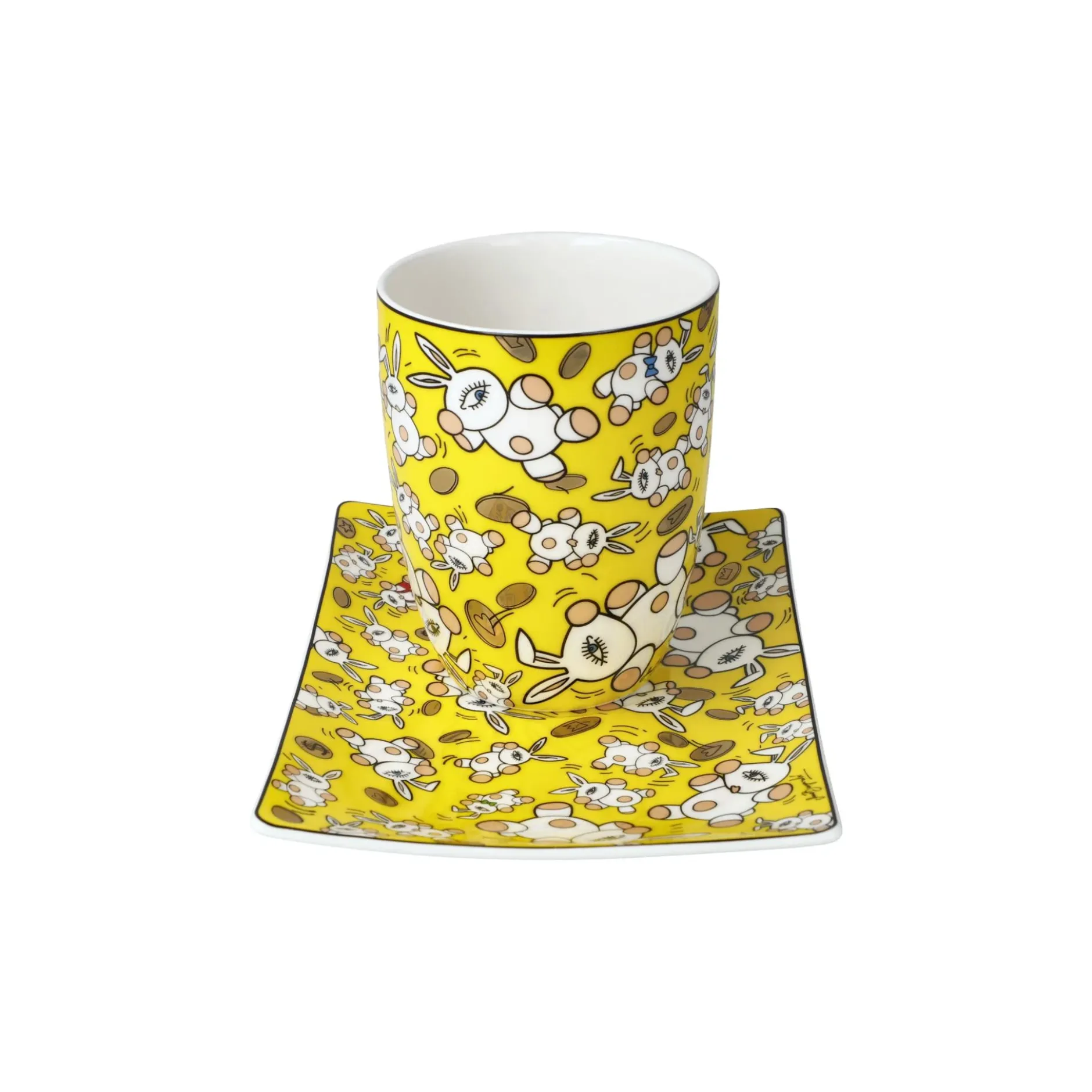 Goebel Becher mit Untertasse 'Magic Bunnies'