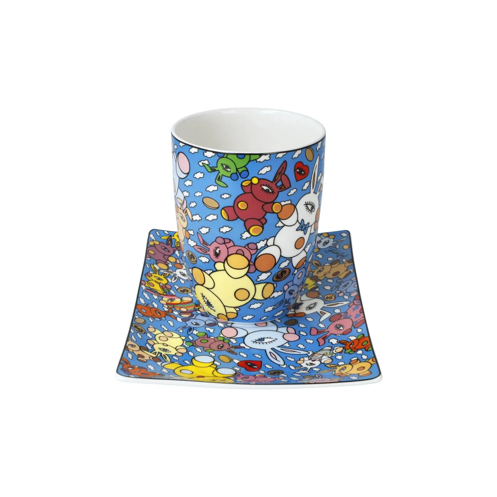 Goebel Becher mit Untertasse 'Magic Bunny'