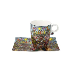 Goebel Becher mit Untertasse 'Cool Coal Days'