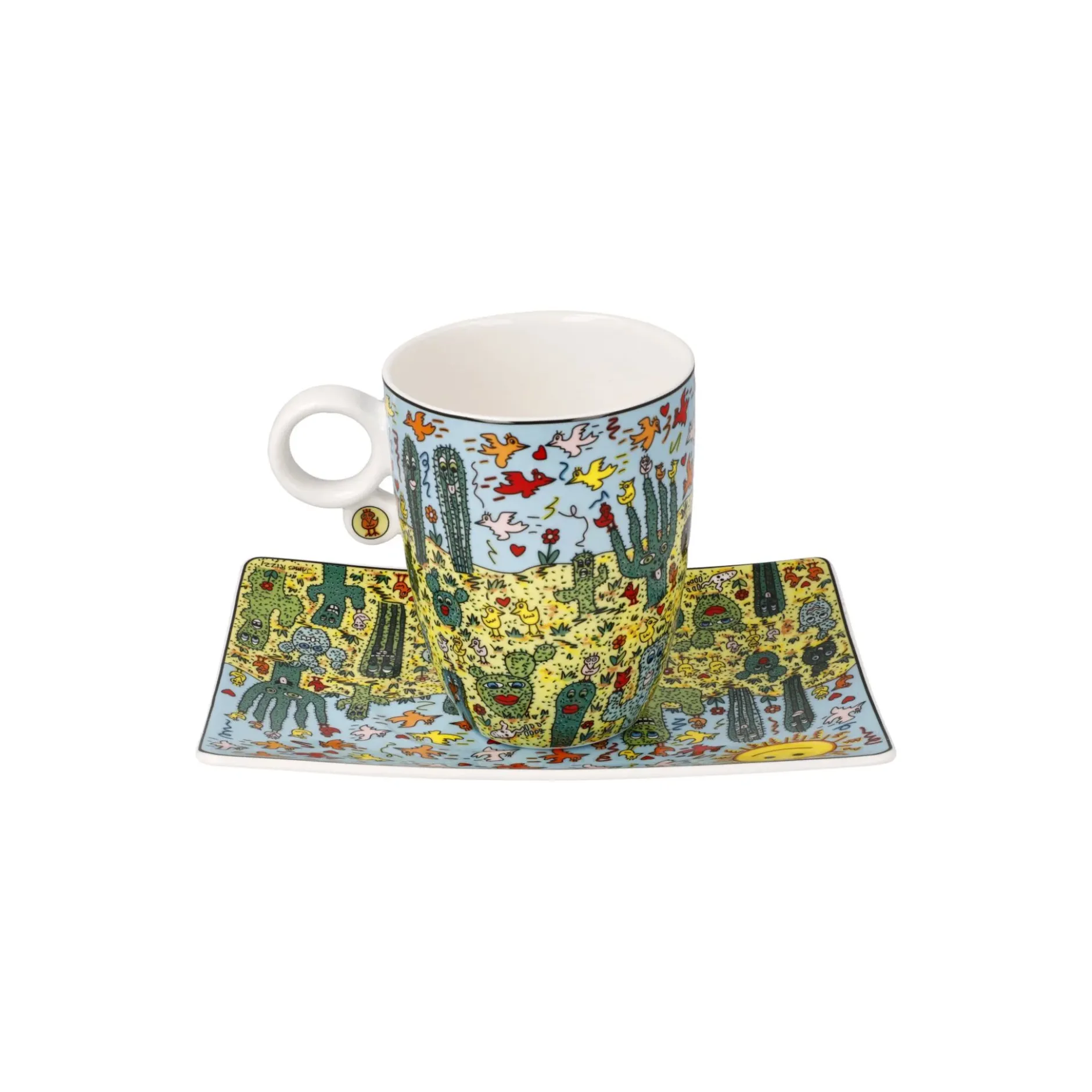 Goebel Becher mit Untertasse 'Desert Life'