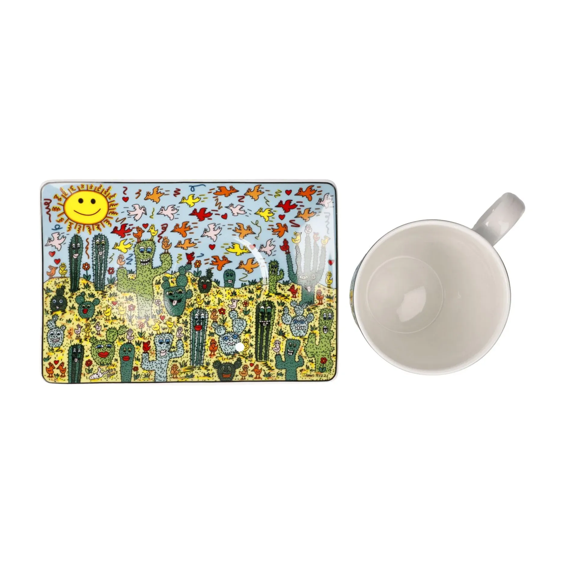 Goebel Becher mit Untertasse 'Desert Life'