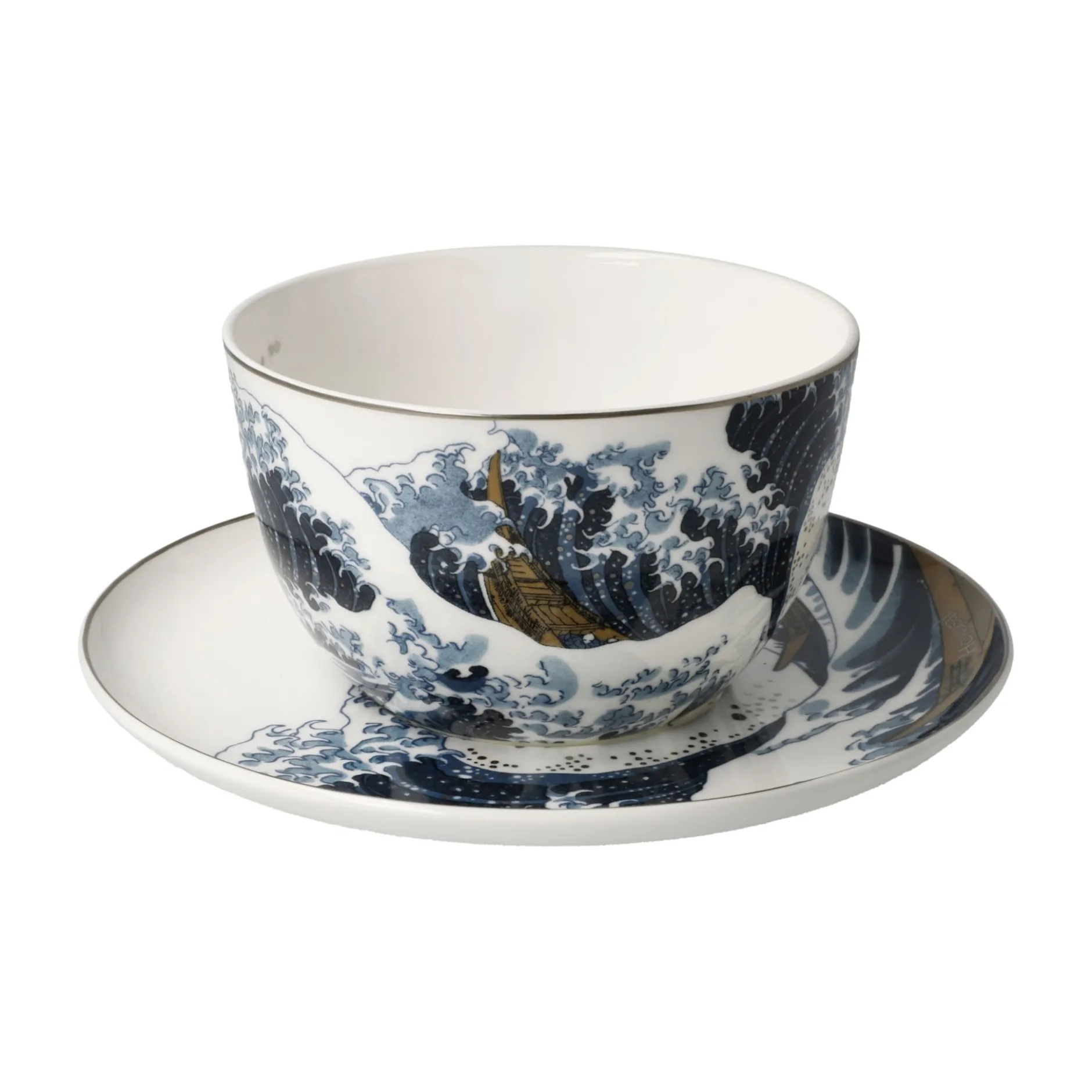 Goebel Tasse mit Untertasse 'Die Welle'