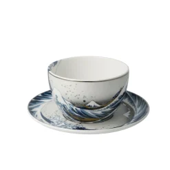 Goebel Tasse mit Untertasse 'Die Welle'