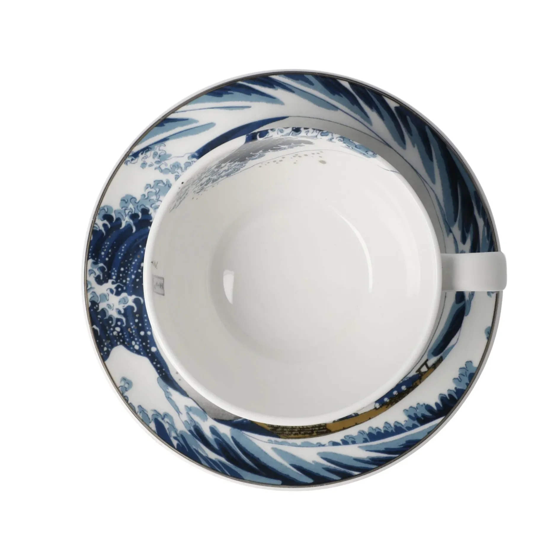 Goebel Tasse mit Untertasse 'Die Welle'