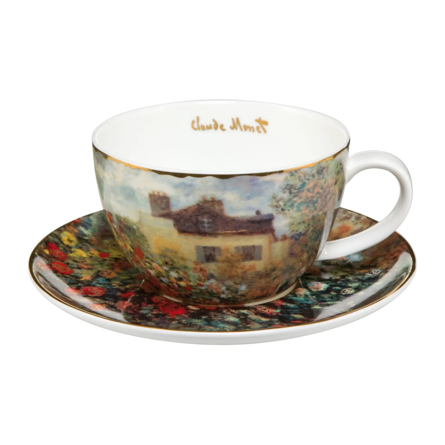 Goebel Tasse mit Untertasse 'Das Künstlerhaus'