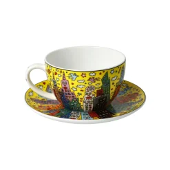 Goebel Tasse mit Untertasse 'New York Sunset'