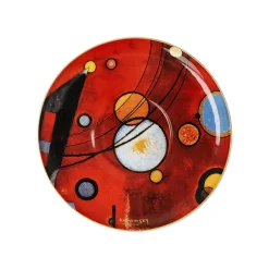 Goebel Tasse mit Untertasse 'Schweres Rot'
