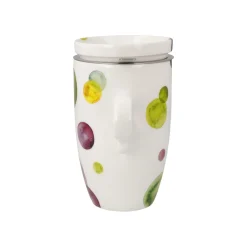 Goebel Teetasse mit Sieb und Deckel 'Colori Mix'